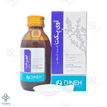 شربت ضد سرفه حاوی آویشن آوی پکت دینه - 120 میلی لیتر