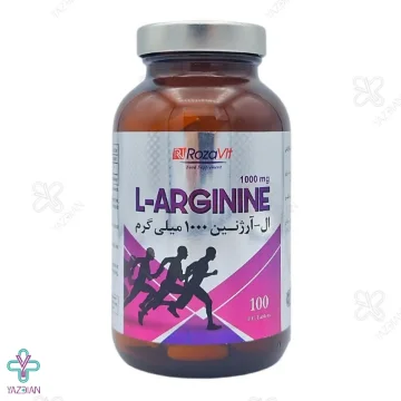 قرص ال آرژنین 1000 میلی گرم رزاویت - 100 عددی