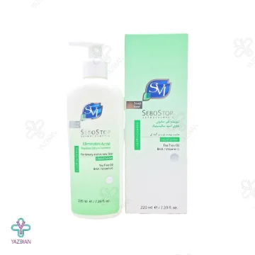 پن مایع غیر صابونی سبو استاپ پوست چرب اس وی آی - 220 میلی لیتر