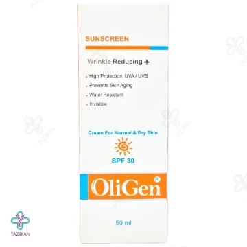 کرم ضد آفتاب ضد چروک SPF30 الی ژن مناسب پوست خشک و معمولی - بی رنگ