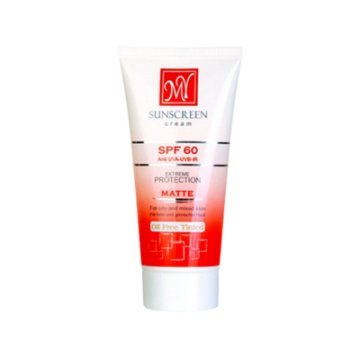 کرم ضد آفتاب رنگی فاقد چربی SPF 60 مای	