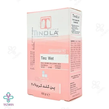 پن مرطوب کننده کرم دار 20 درصد تینولا - 100 گرم