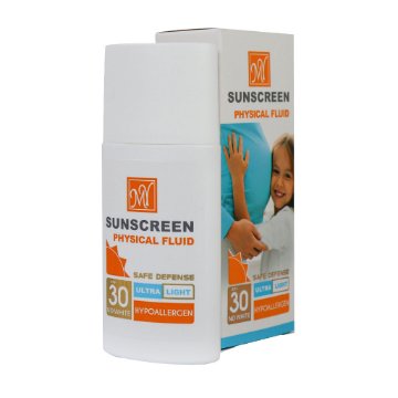 فلوئید ضد آفتاب SPF30 فیزیکال سیف دیفنس مای - بی رنگ 