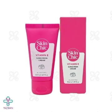کرم ضد آفتاب SPF50 انواع پوست اسکین شیک – بی رنگ