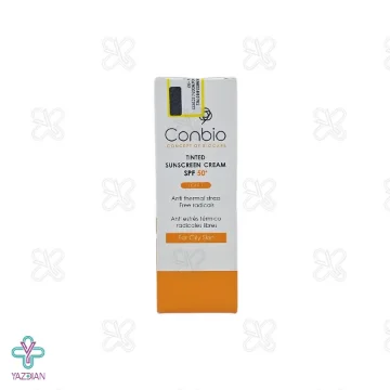 کرم ضد آفتاب SPF50 پوست چرب و جوش دار کانبیو - رنگی
