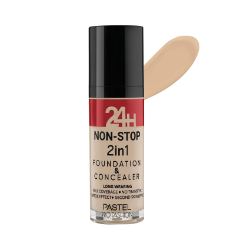 تصویر  کرم‌پودر نان استاپ 2 در 1 پاستل Pastel Profashion 24H Non-stop 2In1 Foundation & Concealer